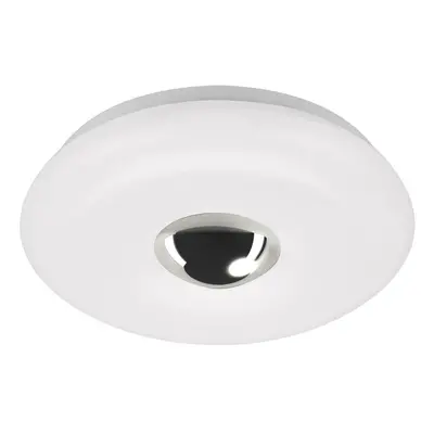 BRILONER LED stropní svítidlo, pr. 29 cm, 12 W, 1200 lm, bílé-chrom BRI 2300-018