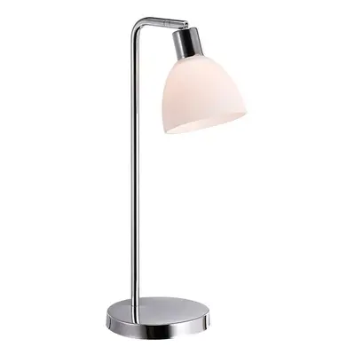 NORDLUX stolní lampa Ray 1x40W E14 chrom opál 63201033