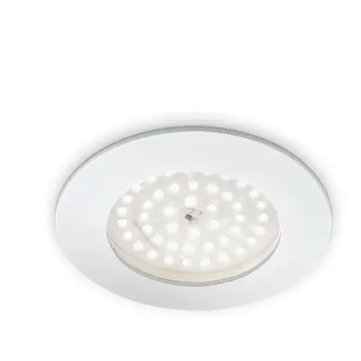 BRILONER LED vestavné svítidlo, pr. 10 cm, 10,5 W, bílé IP44 BRI 7206-016