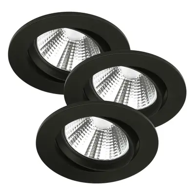 NORDLUX vestavné svítidlo Fremont 2700K 3-Kit 3x5,5W LED černá 47580103