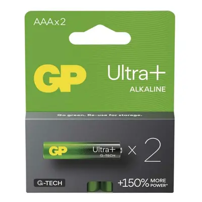 EMOS Alkalická baterie GP Ultra Plus AAA (LR03), 2 ks B03112