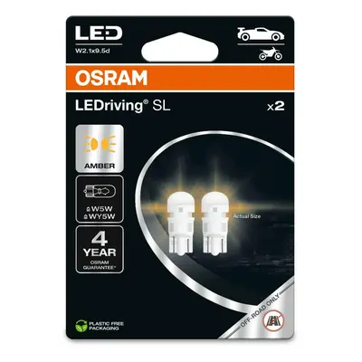 OSRAM LED W5W LEDriving SL Amber 12V blistr 2ks 2827DYP-2BL