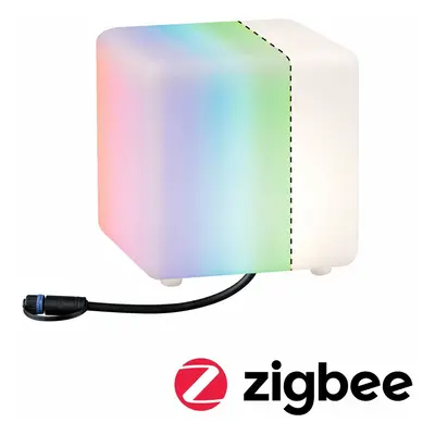 PAULMANN Plug & Shine ZigBee RGBW světelný objekt Cube 2,8W 24V 942.68