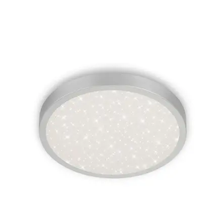 BRILONER LED stropní svítidlo hvězdné nebe, pr. 38 cm, 24 W, 3000 lm, stříbrná BRILO 3071-014