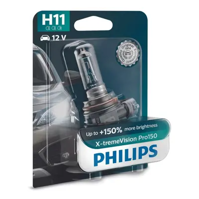 Philips H11 12V 55W PGJ19-2 X-tremeVision Pro150 1ks blistr 12362XVPB1