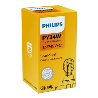 Philips PY24WSV+ 12V 24W PGU20/4 SilverVision Plus 1ks 12274SV+C1