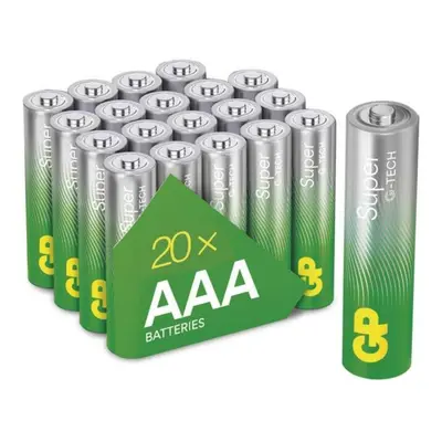 EMOS Alkalická baterie GP Super Alkaline AAA (LR03), 20 ks B0110L