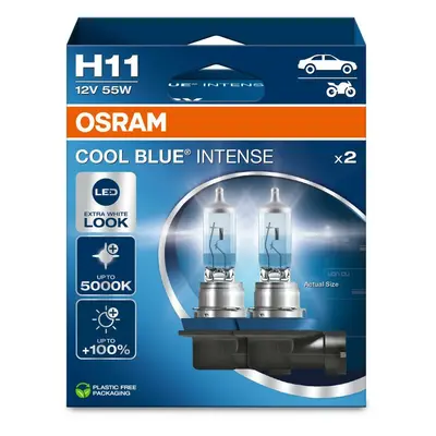 OSRAM H11 12V 55W PGJ19-2 Cool Blue INTENSE NextGen. 5000K +100% Duo 2ks 64211CBN-2HB