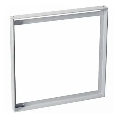 SLV BIG WHITE NÁSTAVBOVÝ RÁMEČEK, pro panel LED I-VIDUAL stříbrošedý, D/Š 62,5/62,5 cm 158774