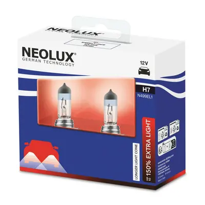 NEOLUX H7 12V 55W PX26d Extra Light +130% 2ks N499EL1-2SCB