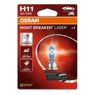 OSRAM H11 12V 55W PGJ19-2 NIGHT BREAKER LASER +150% více světla 64211NL-1BL