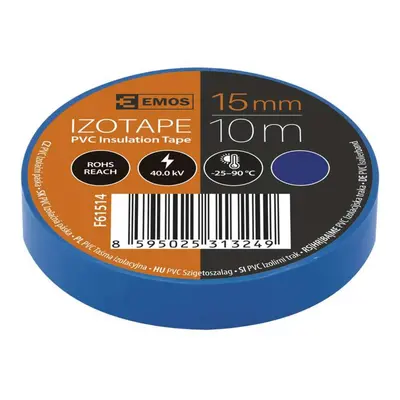 EMOS Izolační páska PVC 15mm / 10m modrá 2001151040