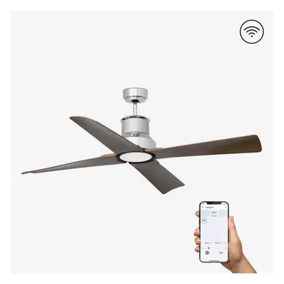 FARO WINCHE, chrom, stropní ventilátor s DC motorem SMART