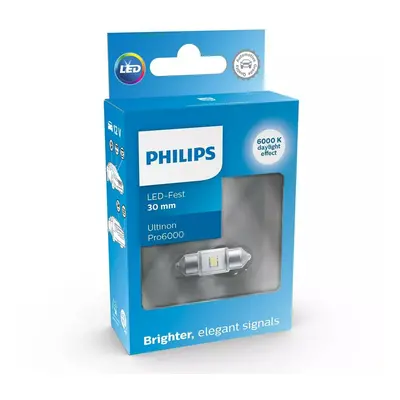 Philips LED Festoon 30mm 12V 1W Ultinon Pro6000 SI 6000K 1ks 11860CU60X1