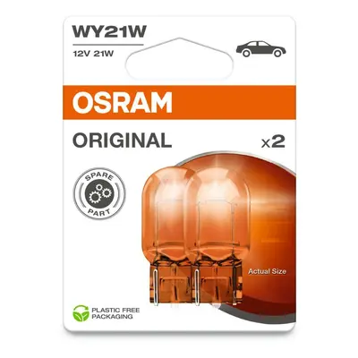 OSRAM WY21W 12V 21W WX3x16d žlutá blistr 2ks 7504-2BL