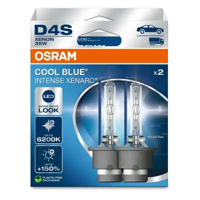 OSRAM D4S 35W P32d-5 XENARC COOL BLUE INTENSE NextGen. 6200K +150% 2ks 66440CBN-2HB