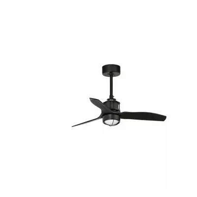 FARO JUST FAN XS LED, černá, stropní ventilátor s DC motorem 81cm SMART