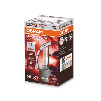 OSRAM D2S 85V XENARC NIGHT BREAKER LASER +200% 3 roky záruka 1ks 66240XNN