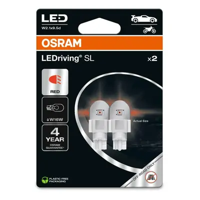 OSRAM LED W16W LEDriving SL Red Red 12V blistr 2ks 921DRP-2BL