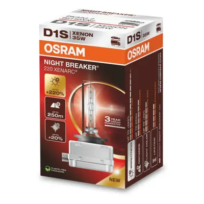 OSRAM D1S 35W XENARC NIGHT BREAKER LASER +220% 1ks 66140XN2