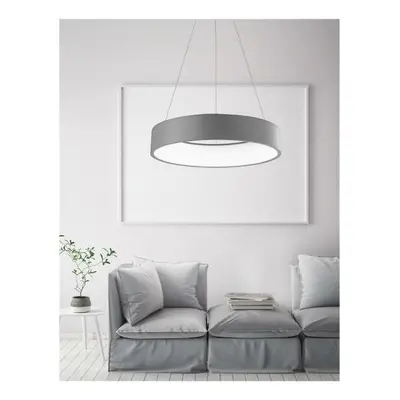 NOVA LUCE závěsné svítidlo RANDO šedý hliník a akryl LED 42W 230V 4000K IP20 6167204