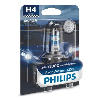 Philips H4 12V 60/55W P43t-38 RacingVision GT200 1ks blistr 12342RGTB1