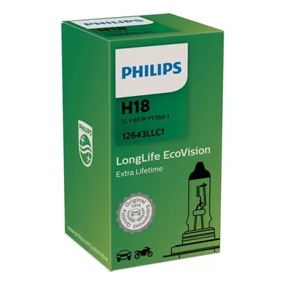 Philips H18 12V 65W PY26d-1 LongLife 1ks 12643LLC1