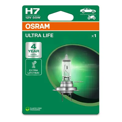 OSRAM H7 12V 55W PX26d ULTRA LIFE 4 roky záruka blistr 64210ULT-1BL