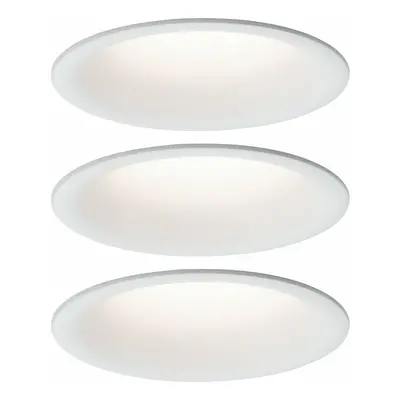 PAULMANN Vestavné svítidlo LED Cymbal 3x6,8W bílá mat proti oslnění stmívatelné 934.15 P 93415