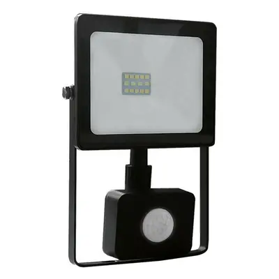 ACA Lighting černá SENSOR LED SMD reflektor IP66 10W 3000K 800Lm 230V Ra80 Q1030S