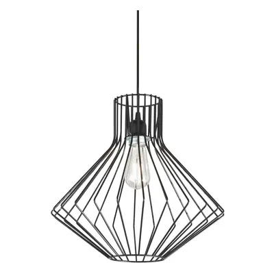 Závěsné svítidlo Ideal Lux Ampolla-4 SP1 nero 167497 černé 39,5cm