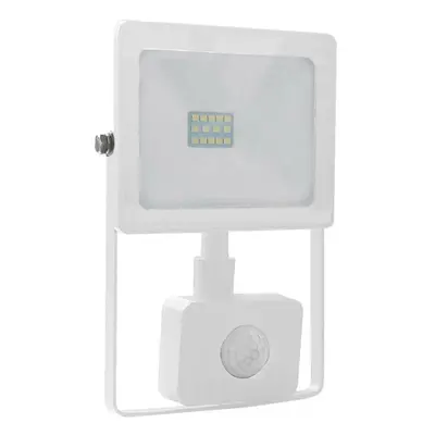 ACA Lighting bílá SENSOR LED SMD reflektor IP66 10W 3000K 800Lm 230V Ra80 Q1030WS