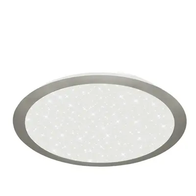 BRILONER LED stropní svítidlo s hvězdným dekorem, pr. 36 cm, 15 W, 1600 lm, matný nikl BRI 3089-