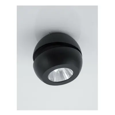 NOVA LUCE bodové svítidlo GON černý hliník LED 5W 230V 3000K IP20 9105101