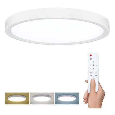 Solight LED osvětlení s dálkovým ovladačem Estela White, 36W, 2700lm, 30cm, změna chromatičnosti