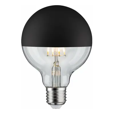 PAULMANN LED Globe 6,5 W E27 zrcadlový svrchlík černá mat teplá bílá stmívatelné 286.76