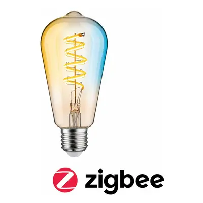 PAULMANN Filament 230V Smart Home Zigbee 3.0 LED žárovka ST64 E27 7,5W měnitelná bílá stmívateln