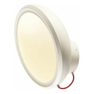 SLV VÝPRODEJ VZORKU BIG WHITE I-RING, nástěnné svítidlo, LED, 3000K, kulaté, bílé, textilní kabe