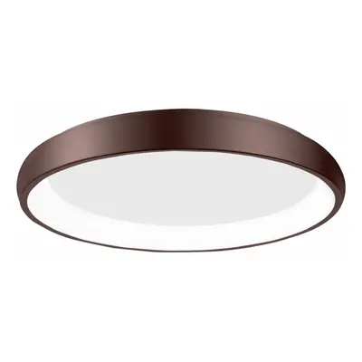 Nova Luce Stmívatelné nízké LED svítidlo Albi v různých variantách - pr. 610 x 85 mm, 50 W, hněd