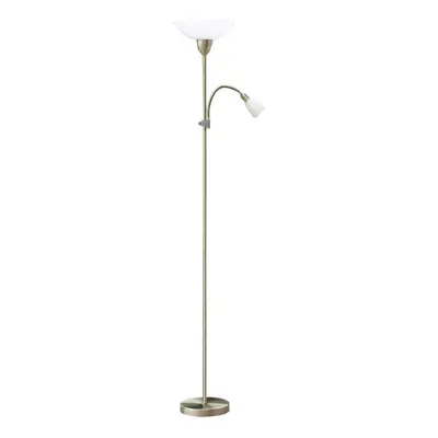 Rabalux stojací lampa Diana E27 G45 1x MAX 60W + E14 1x MAX 40W saténová chromová 4067