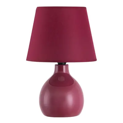 Rabalux stolní lampa Ingrid E14 1x MAX 40W bordó 4478