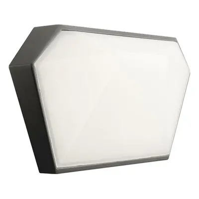 ACA Lighting LED SMD venkovní nástěnné svítidlo 10W 400LM 120d 230V AC 3.000K tmavá šedá CRI80 I