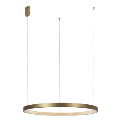 Nova Luce Elegantní závěsné LED svítidlo Vegas v luxusním zlatavém designu - 30 W LED, 1650 lm, 