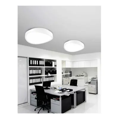 Nova Luce Bílé nepravidelné stropní LED svítidlo Onda - pr. 400 x 115 mm, 27 W, bílá NV 61471601