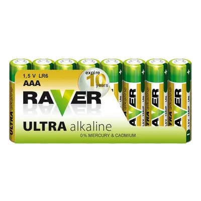 Baterie RAVER alkalická LR03