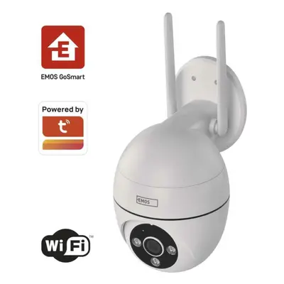 EMOS GoSmart Venkovní otočná kamera IP-800 WASP s Wi-Fi, bílá H4057