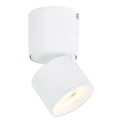 ACA Lighting bodové svítidlo nástěnné LED 5W COB 80° 3000K 400LM bílá hliník D5,6XH10CM PLUTO RA