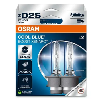 OSRAM D2S 35W P32d-2 COOL BLUE BOOST 7000K 2ks (NO ECE) 66240CBB-2HB