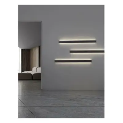 NOVA LUCE nástěnné svítidlo SELINE černý hliník LED Philips 44W 230V 3000K IP44 9081400