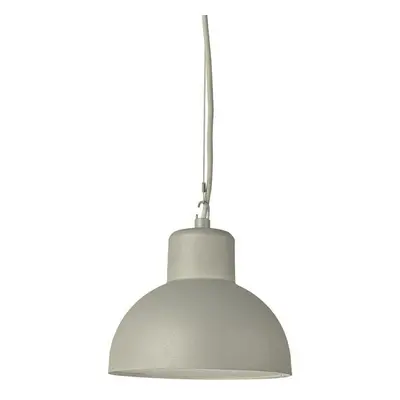 ACA Lighting venkovní závěsné svítidlo BERO písková šedá 1XE27 MAX.10W LED IP44 s opálovým difuz